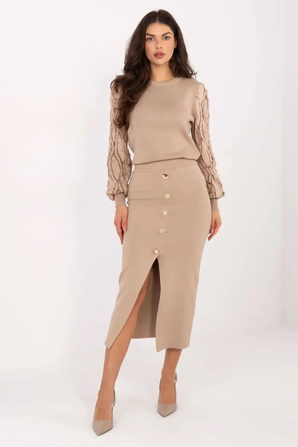 Gonna in maglia viscosa elasticizzata - 221847