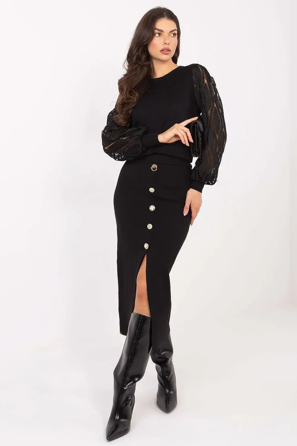 Gonna in maglia viscosa elasticizzata - 221847