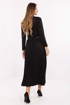 Gonna midi plissettata in viscosa elasticizzata - 219870