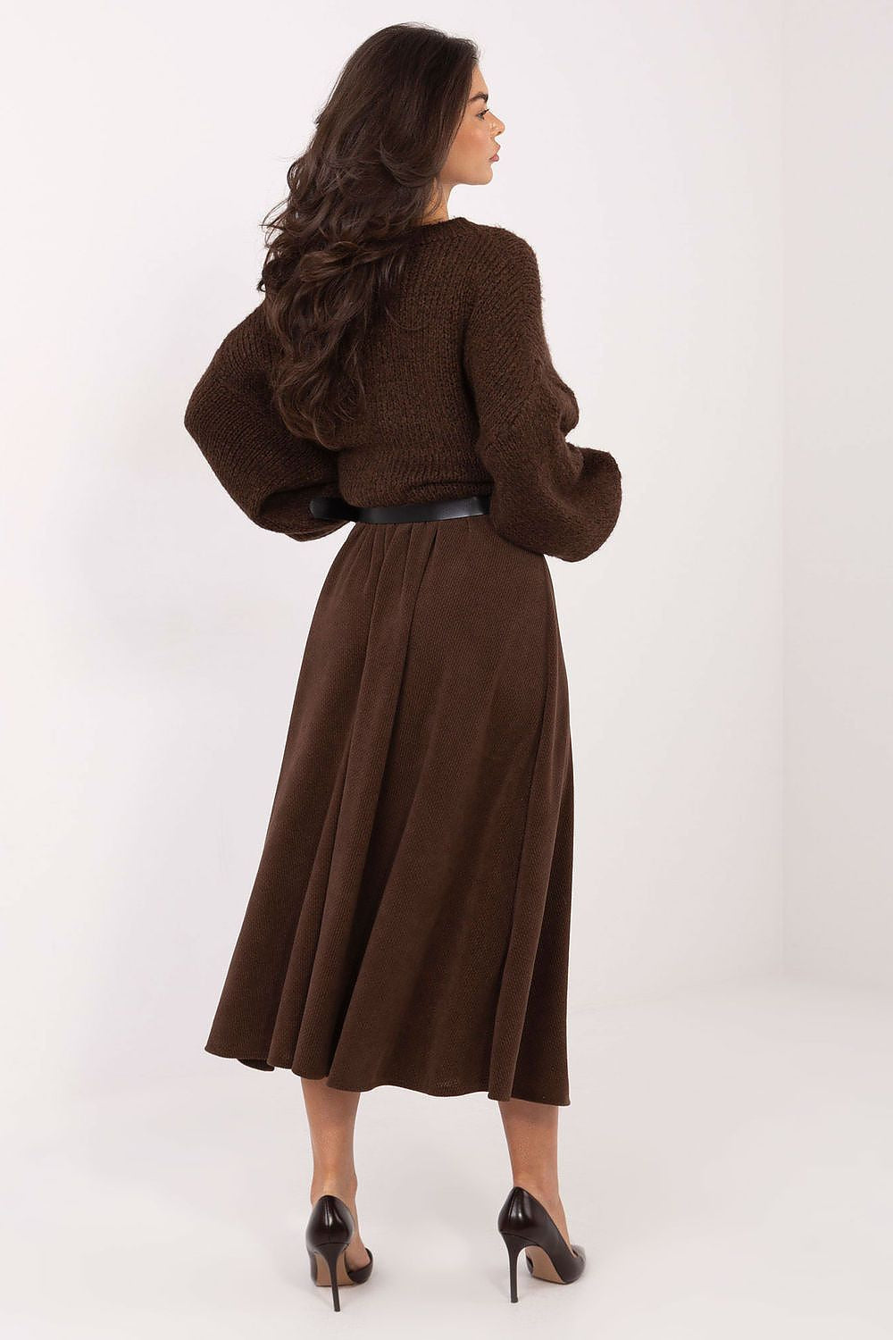 Gonna midi in velluto - 222215