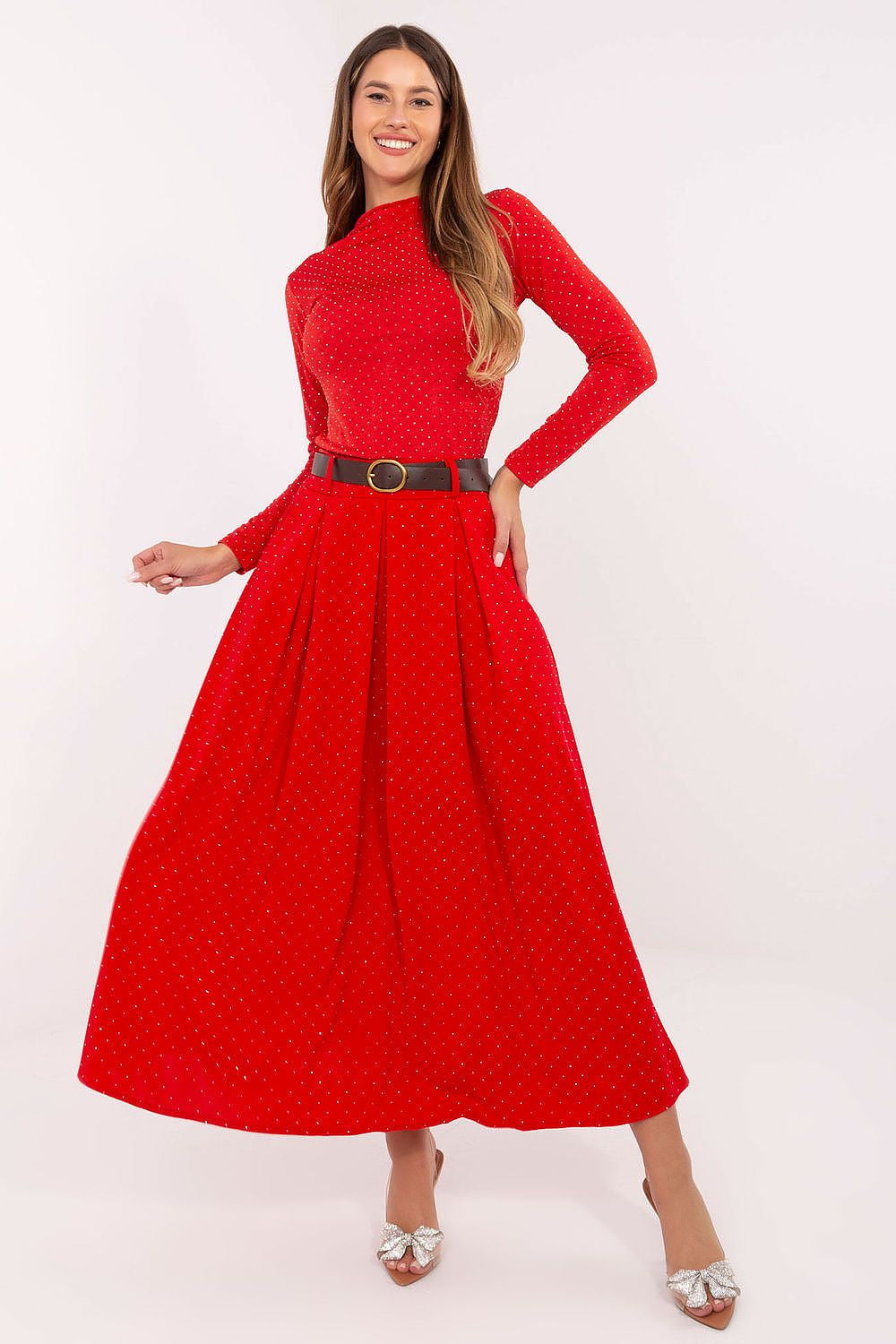 rosso 2 / Universale Gonna con paillettes - 203953