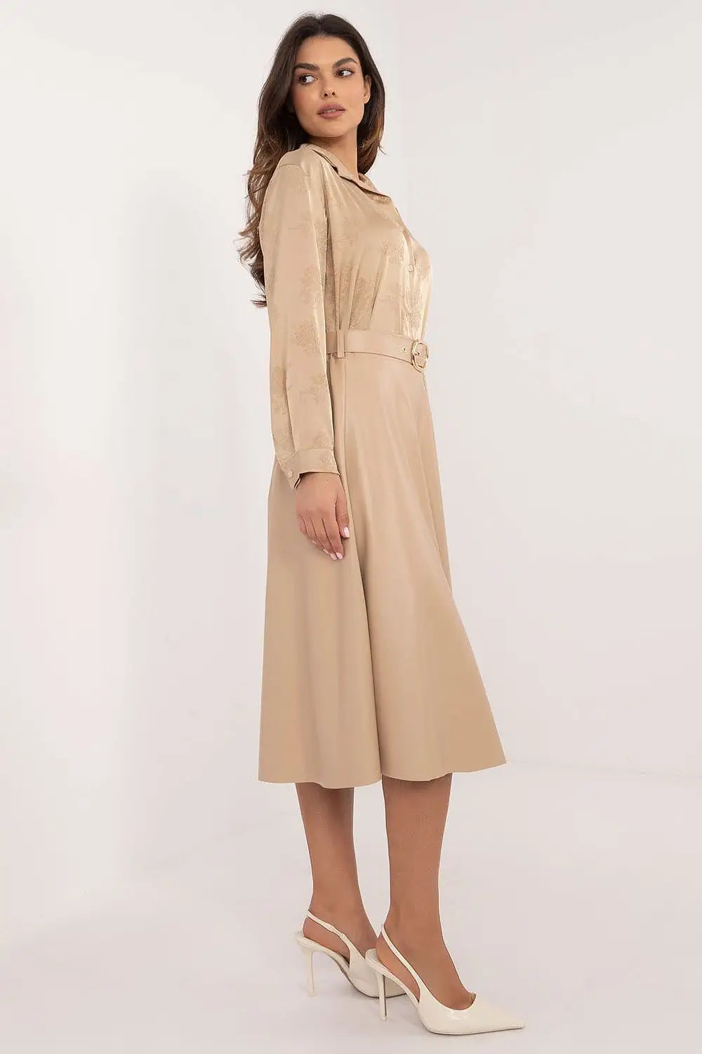 Gonna svasata in ecopelle - 202396