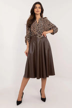 Gonna svasata in ecopelle - 202396