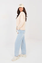Jeans balloon fit donna con vita alta - DELIA - 224312