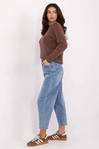 Jeans carrot a vita alta - 220626