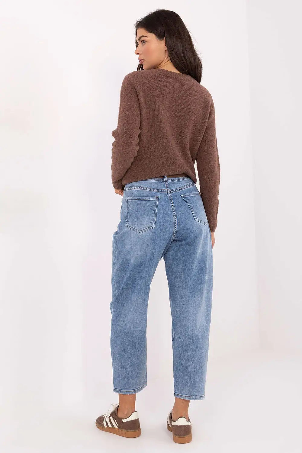 Jeans carrot a vita alta - 220626