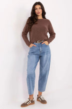 Jeans carrot a vita alta - 220626