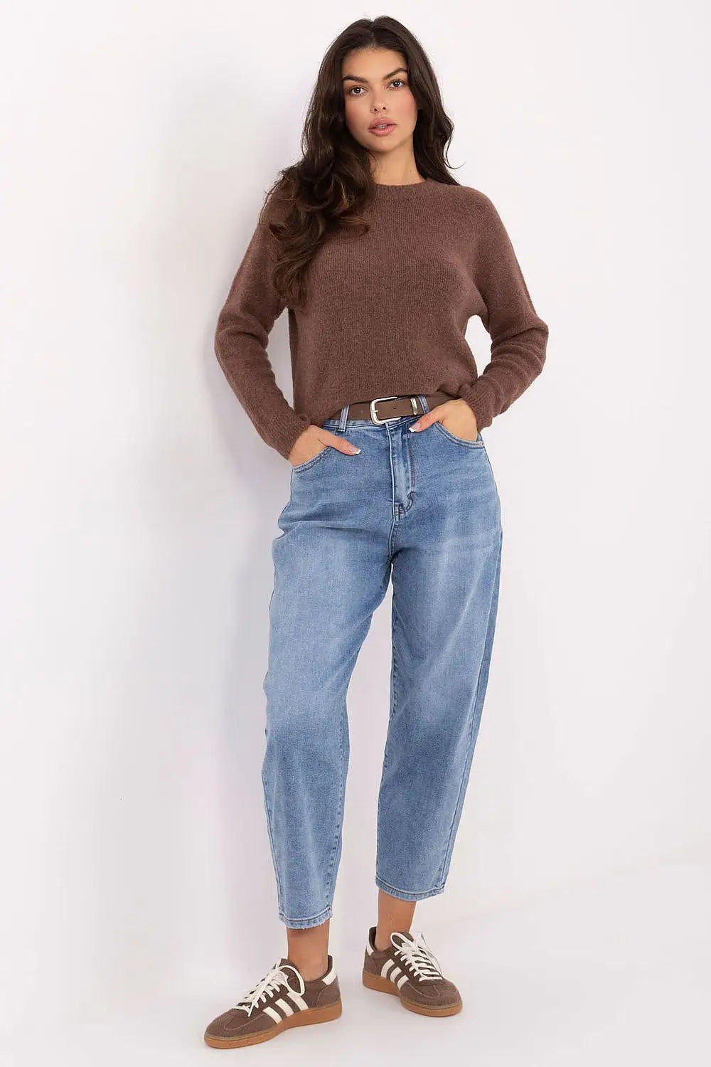Jeans carrot a vita alta - 220626