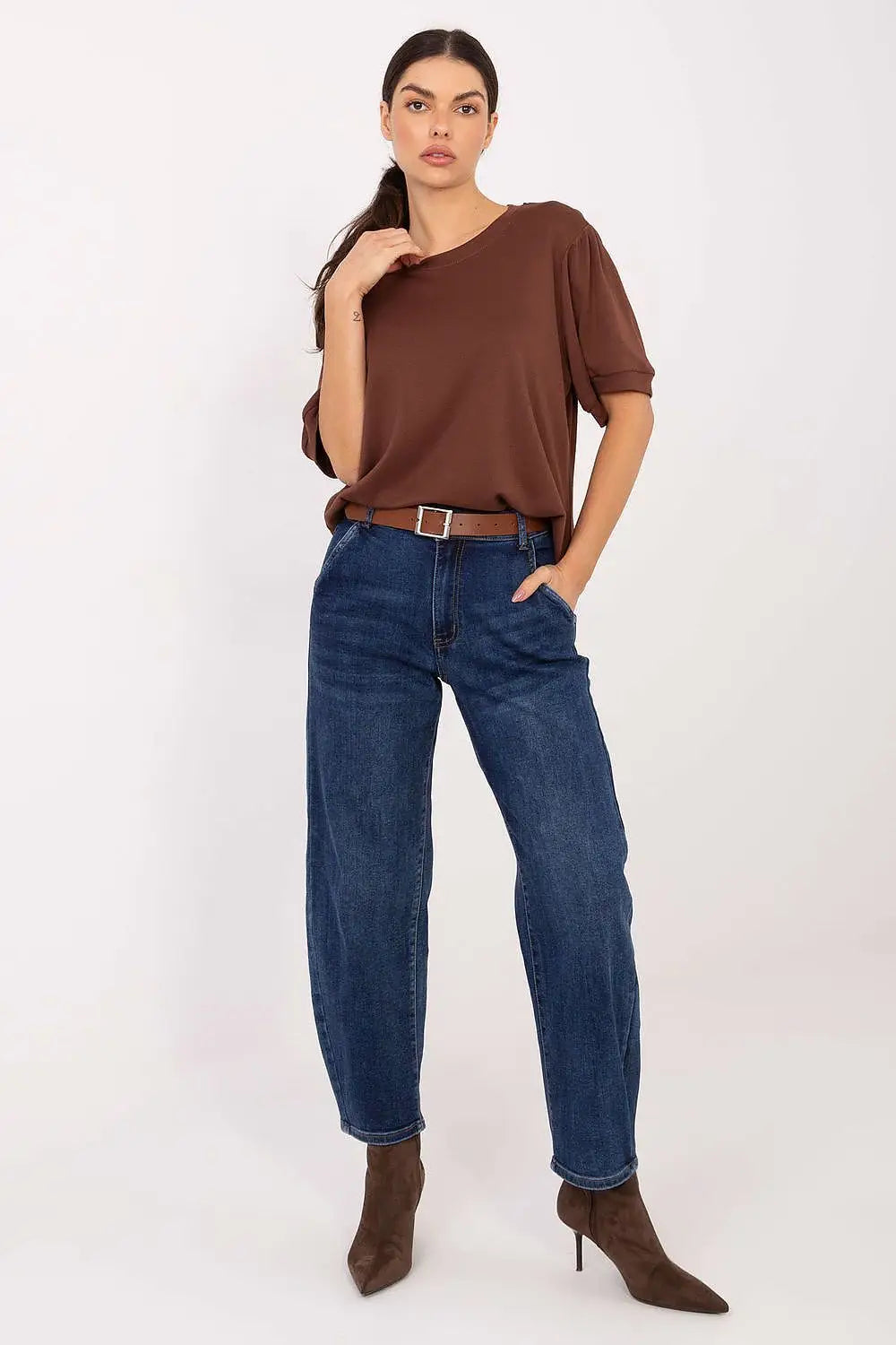 Jeans casual da donna con vita - 221957