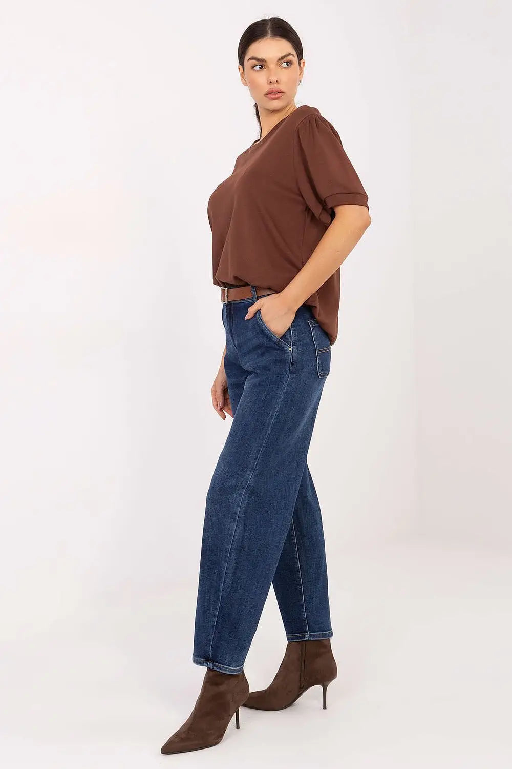 Jeans casual da donna con vita - 221957