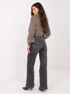 Jeans da donna a gamba dritta con vita - 221962