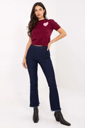 Jeans da donna a zampa - 220021