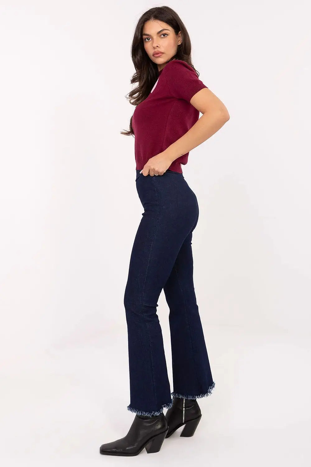 Jeans da donna a zampa - 220021