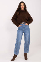 Azzurro / XS Jeans donna in balloon fit con vita alta