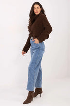 Jeans donna in balloon fit con vita - 221958