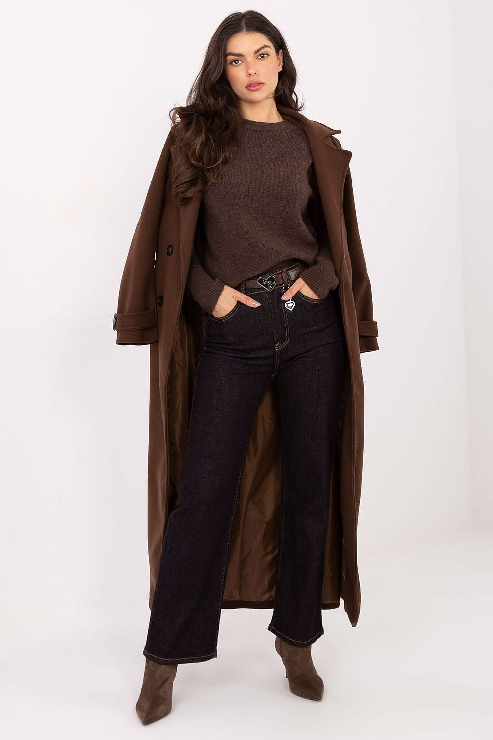 Blu / XS Jeans dritti da donna in cotone elasticizzato