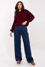 Jeans mom fit da donna in cotone di qualità - 218194