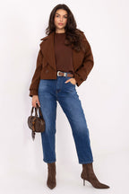 Azzurro / XS Jeans mom fit in pregiato blend di cotone