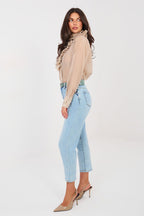 Jeans mom fit a vita alta - 224310