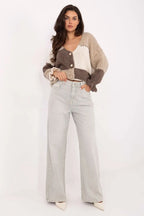 Jeans palazzo da donna - 218198