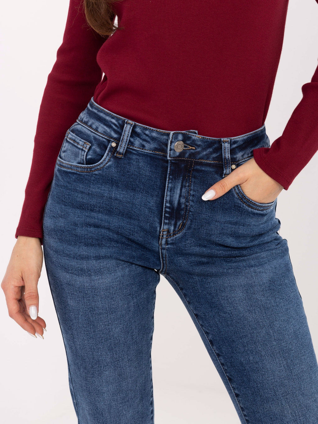 Jeans regular fit da donna in cotone elasticizzato - 221968