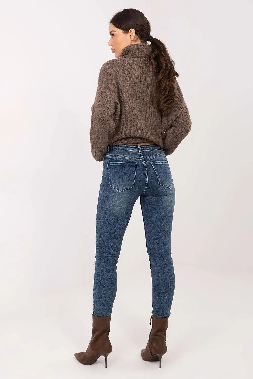 Jeans skinny fit da donna in cotone - 221954