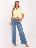 Jeans / XS a Zampa Vita Alta in Denim Elasticizzato (Marta)