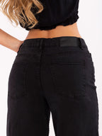 Jeans a Zampa Vita Alta in Denim Elasticizzato (Marta)