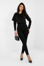 Nero / Universale Leggings lunghi in morbidissimo tessuto