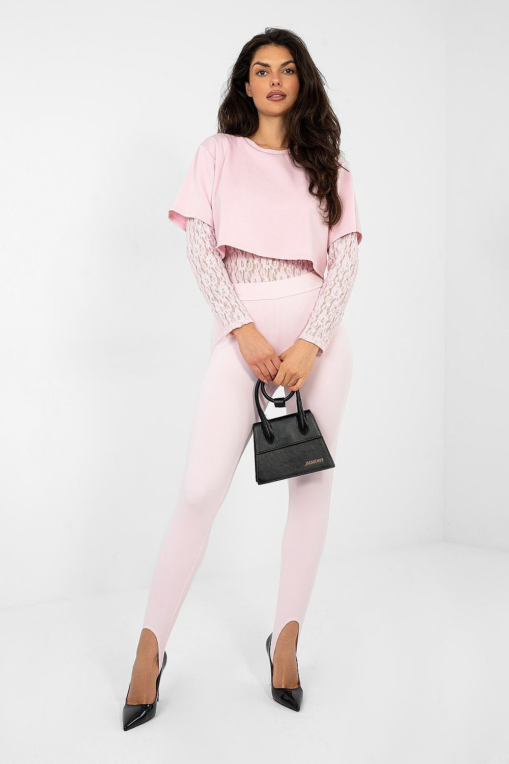 Rosa / Universale Leggings lunghi in morbidissimo tessuto