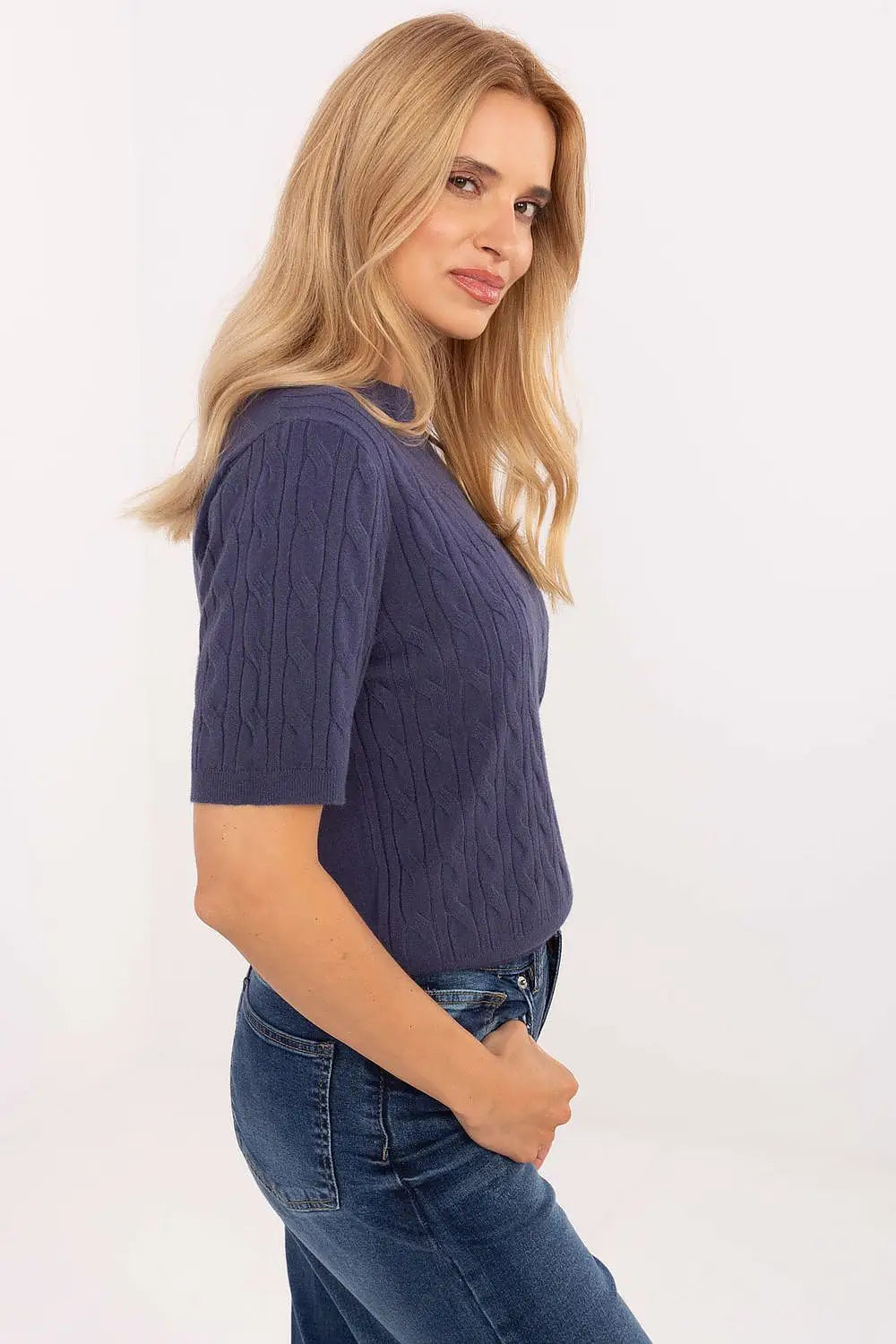 Maglia a manica corta in viscosa e modal - 216866