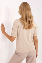 Maglia a manica corta in viscosa e modal - 216866