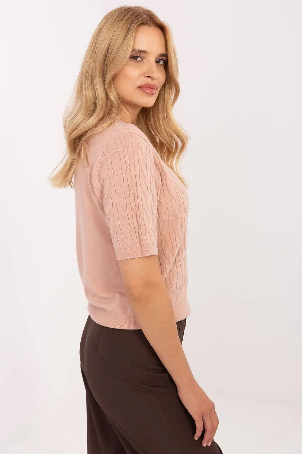 Maglia a manica corta in viscosa e modal - 216866