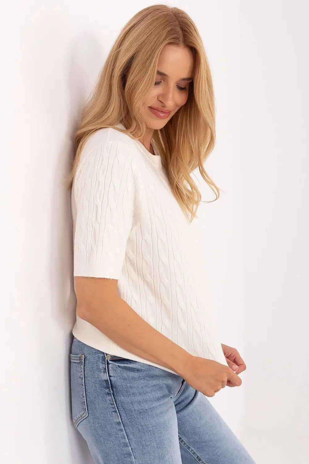 Maglia a manica corta in viscosa e modal - 216866