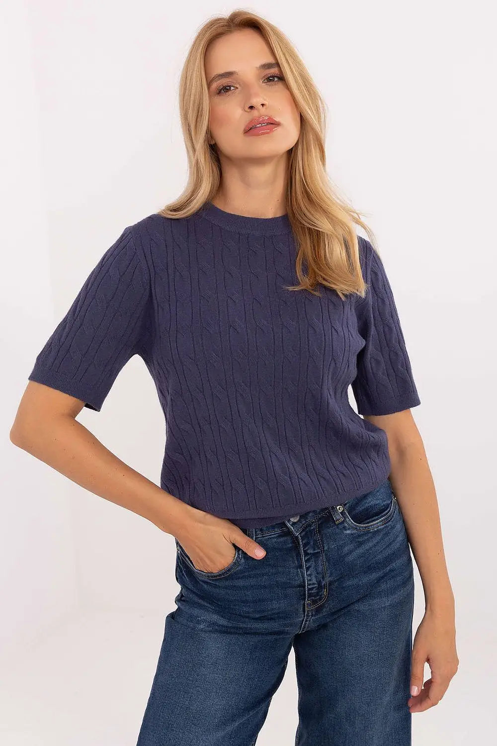 Maglia a manica corta in viscosa e modal - 216866