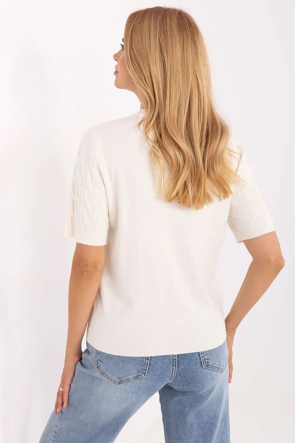 Maglia a manica corta in viscosa e modal - 216866