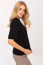 Maglia a manica corta in viscosa e modal - 216866