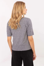 Maglia a manica corta in viscosa e modal - 216866