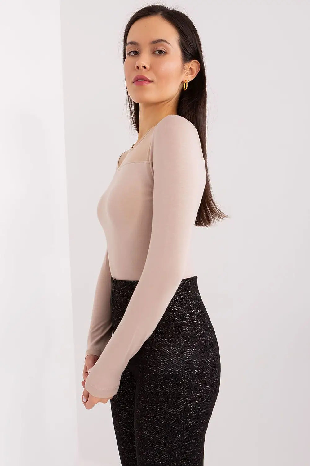 Maglia basic con trasparenza - 188152