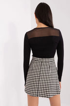 Maglia basic con trasparenza - 188152