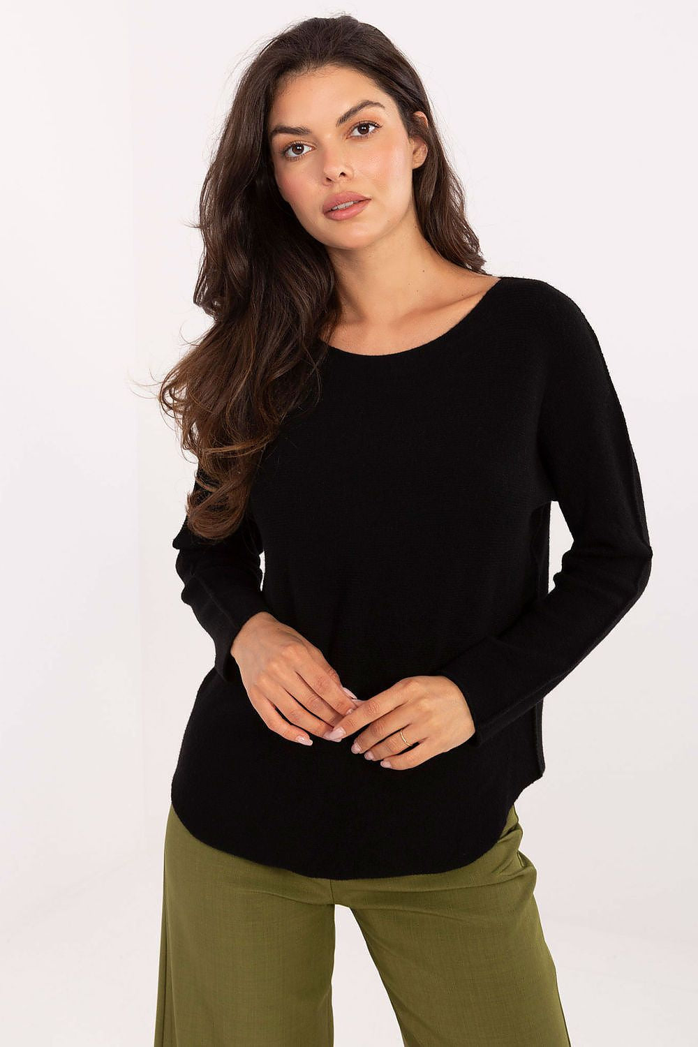 Nero / Universale Maglia basic da donna - 216669M