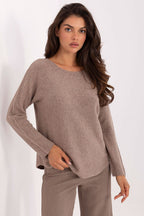 Beige / Universale Maglia basic da donna - 216669M