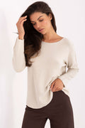 Beige 2 / Universale Maglia basic da donna - 216669M