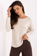 Beige 2 / Universale Maglia basic da donna - 216669M