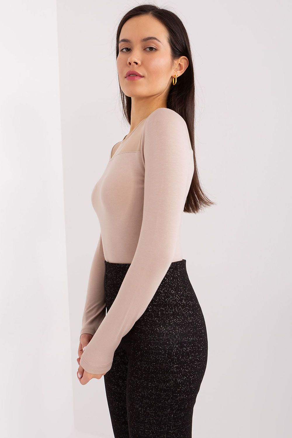 Maglia basic con trasparenza - 188152