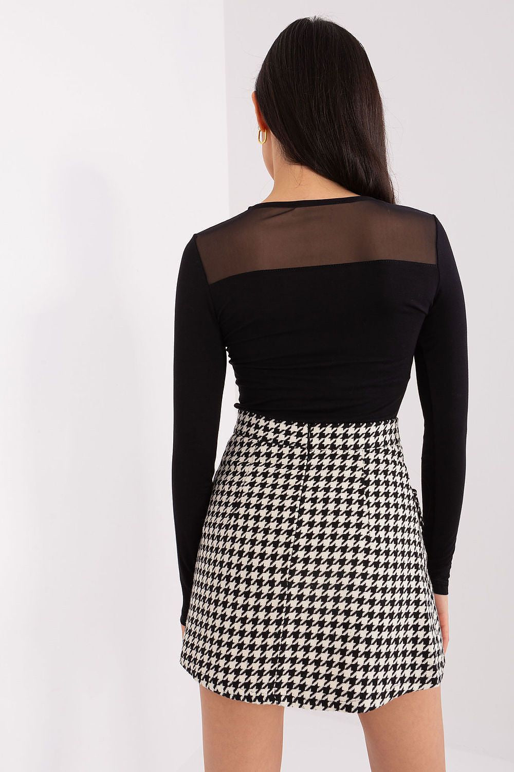 Maglia basic con trasparenza - 188152