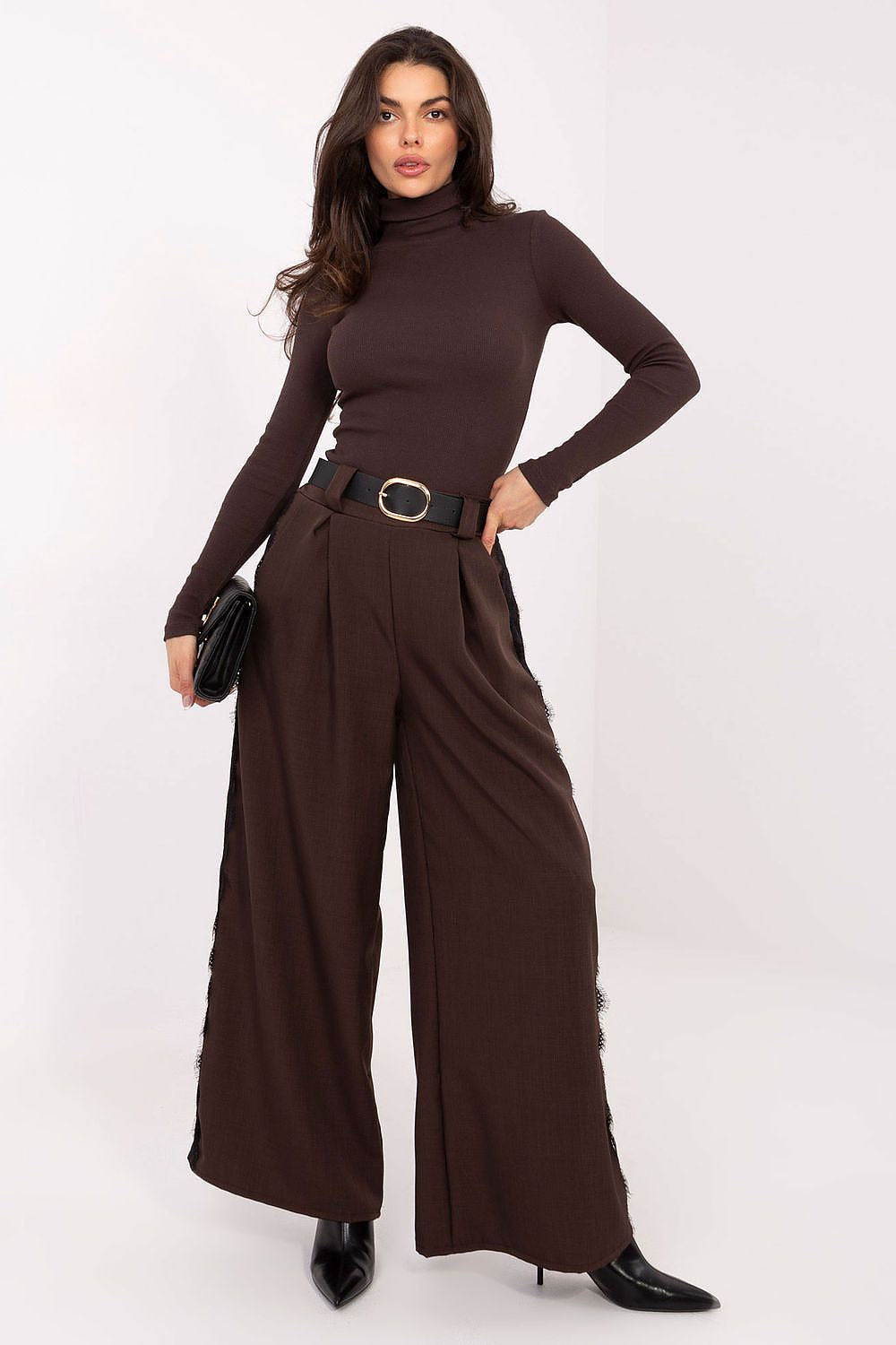 Maglia Collo alto in cotone elasticizzato - 220437