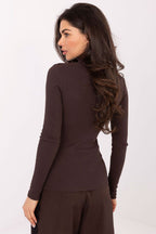 Maglia Collo alto in cotone elasticizzato - 220437