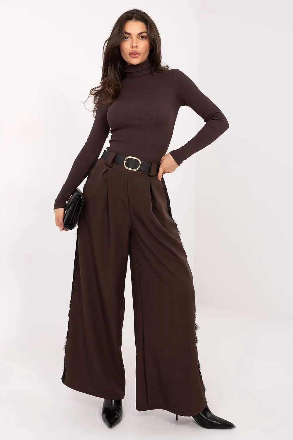 Maglia Collo alto in cotone elasticizzato - 220437