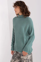 Maglia collo alto in misto lana - 191420